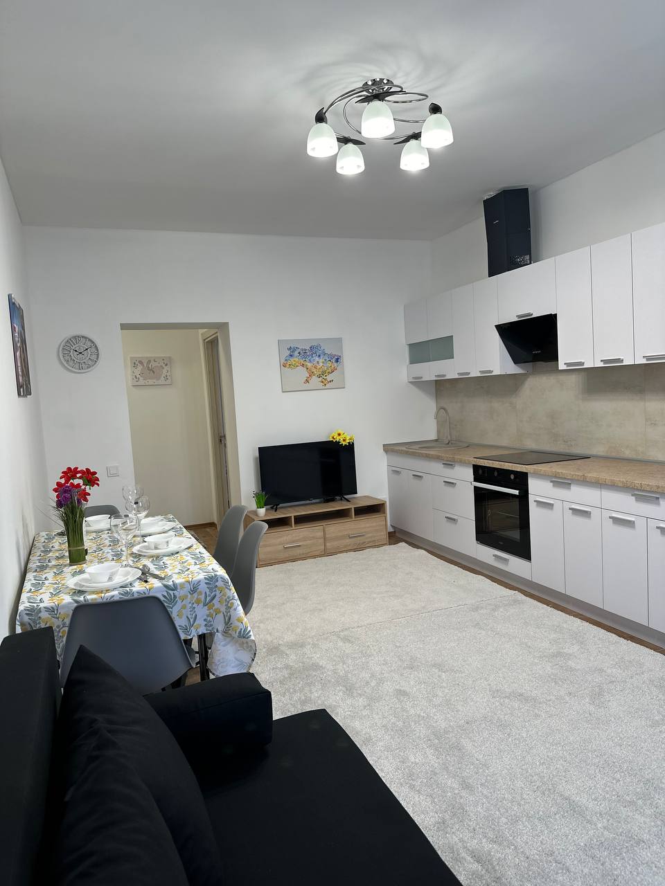 Квартира 55.75 м² с просторной планировкой